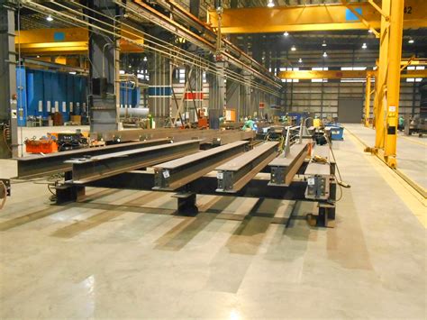 structural steel fabrication equipment